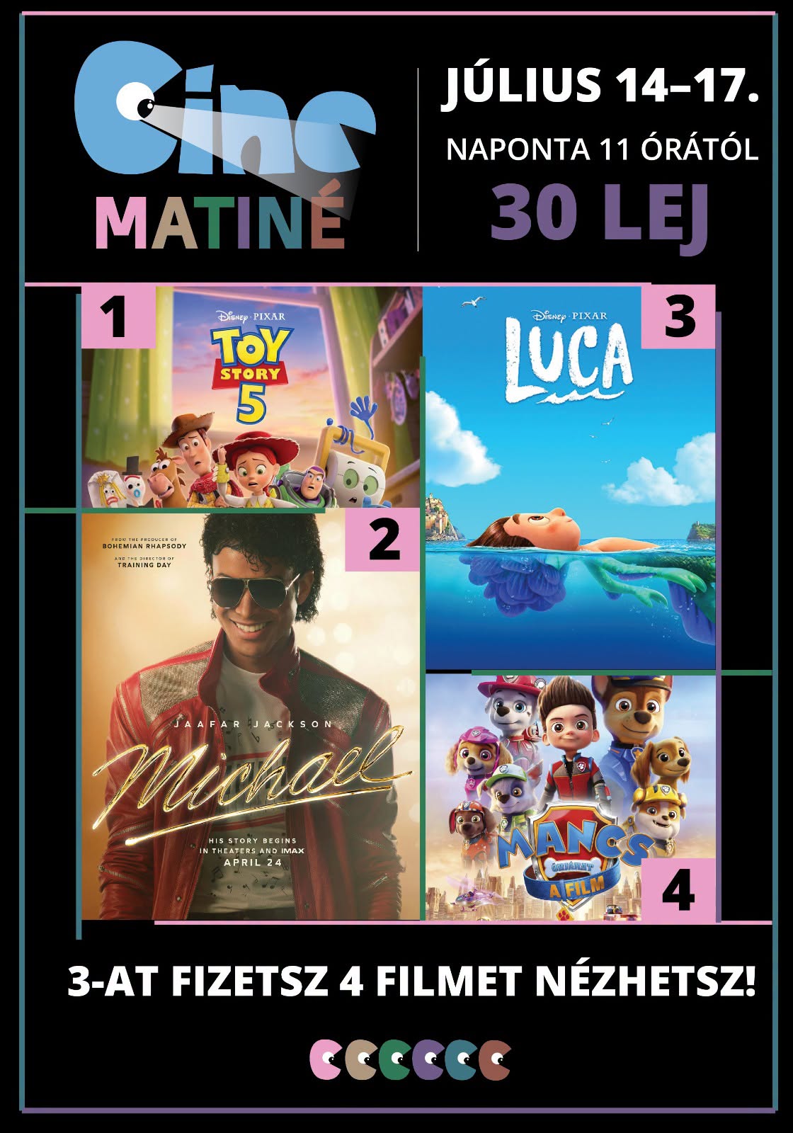 Vakációs CineMatiné Vakációs CineMatiné