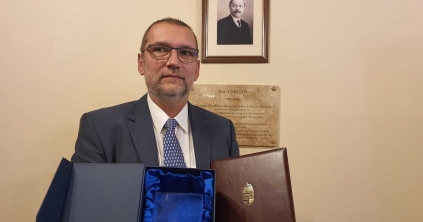 Díjazták Szőcs Endrét