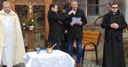 Csergő Gáspár,  a diafalvi harangláb és a patrónusok