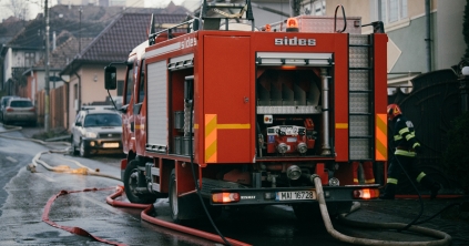 Tűz ütött ki egy építőanyag-raktárban Székelyudvarhelyen