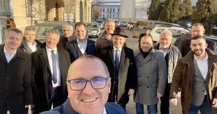 Tizenkét székelyföldi polgármester egy szelfin