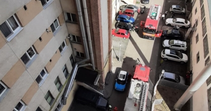 Kéménytűz egy pizzázónál