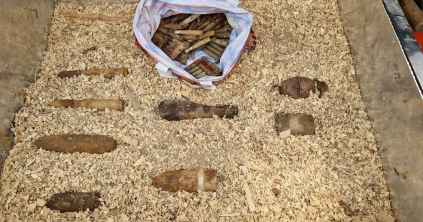 Világháborús lőszereket találtak