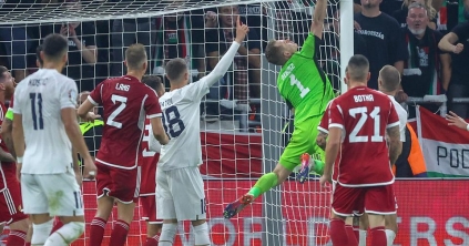 Szerencse is kellett a magyar válogatott győzelméhez