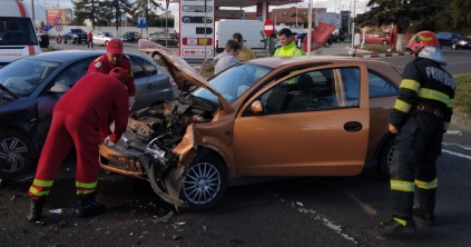 Két autó ütközött a Brassói úton