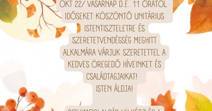 Az időseket köszöntik