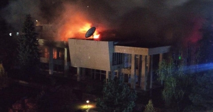 Tűz ütött ki péntek este a sepsiszentgyörgyi kultúrpalotában