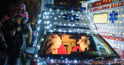 Mesementővel jött a Mikulás