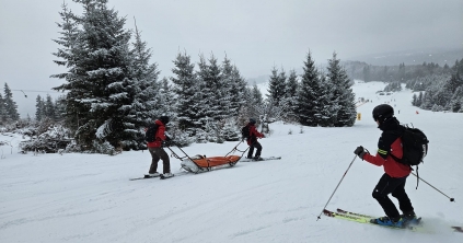 Nem unatkoztak a Hargita megyei hegyimentők a hétvégén a sízők miatt
