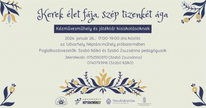 Kézművesműhely és játéktár