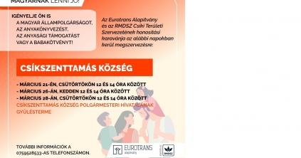 Ingyenes honosítás Csíkszenttamáson