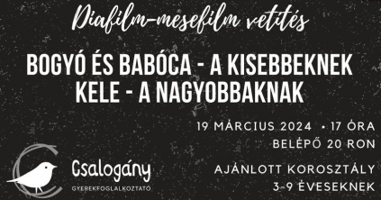 Diafilmes mesevetítés gyermekeknek