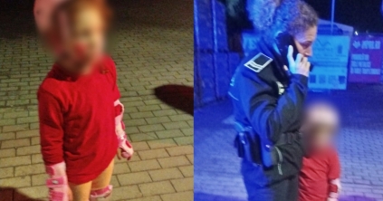 Elkóborolt az ötéves kislány a gyerekzsúrról, a helyi rendőröknek hála, hamar visszatérhetett szüleihez