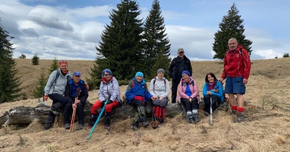 A Sipos-kő tavasszal