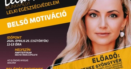 Előadás a megyeházán