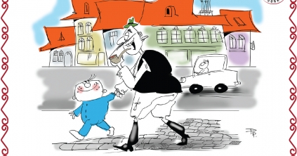 Para Pista fiatalúr, készül-e a karikatúr'?