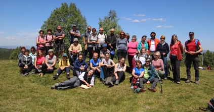 A Cecele-tetőn búcsúztunk a tavasztól