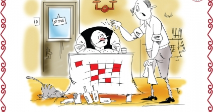 Para Pista, fiatalúr, készül-e a karikatúr'?