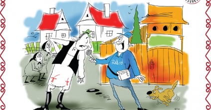 Para Pista, fiatalúr, készül-e a karikatúr'?