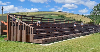 Lelátó épült Csíkszentgyörgyön