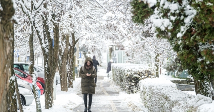 Mínusz 10,9 °C-ig süllyedt a hőmérő higanyszála Csíkszeredában