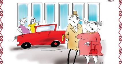 Mikor Pista rajzol, mindig Csürkét majszol.