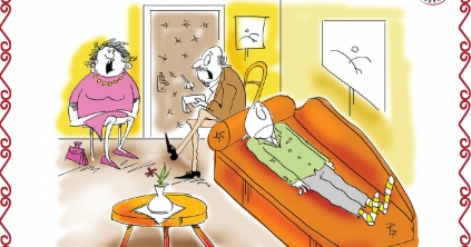 Te csak rajzolj, Parapista, jól áll Csürkén a harisnya!