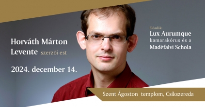Horváth Márton Levente szerzői estje