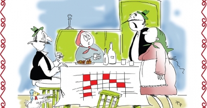 Mikor Pista mélabús, feldobja a Csürkehús.