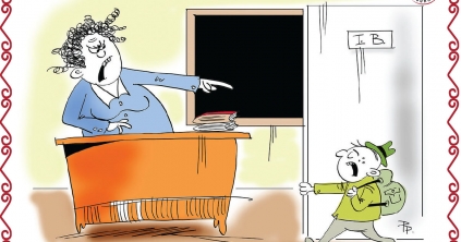 Mikor Pista rajzol, mindig Csürkét majszol.