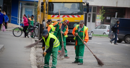 Tavaszi nagytakarítás Csíkszeredában