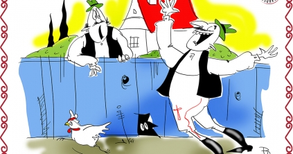 Te Pista, a Csürke a pálinkát mind megitta!