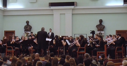 A szegedi fúvószenekar koncertje