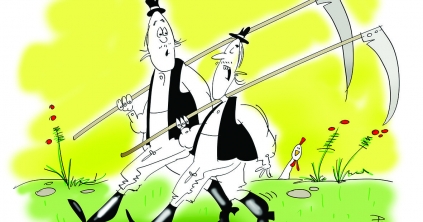 Te csak rajzolj, Parapista, jól áll Csürkén a harisnya!