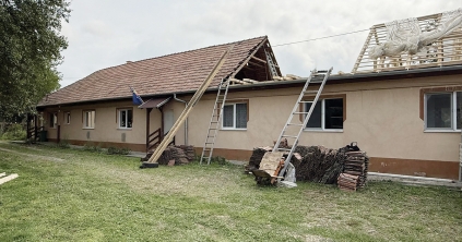 Tatarozták az alsóboldogfalvi óvoda tetőszerkezetét