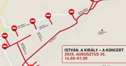 Útlezárások az István, a király előadás idején