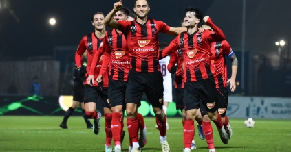 A 99. percben egyenlítettek a hazaiak