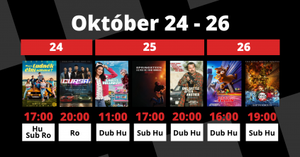 A Csíki Mozi heti műsora