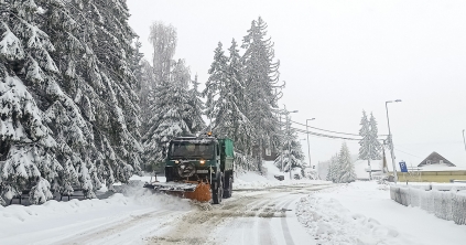 Biztosított az utak téli karbantartása