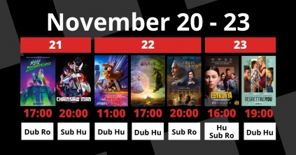 A Csíki Mozi heti műsora