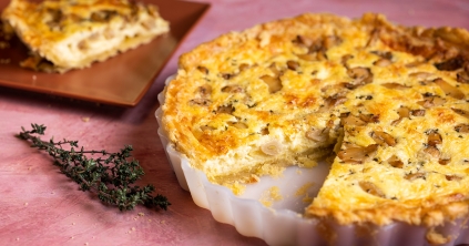 Sült fokhagymás pite Sült fokhagymás pite