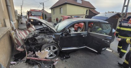 A roncsba szorult a sofőr