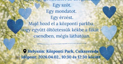 Az autizmus világnapja Csíkszeredában