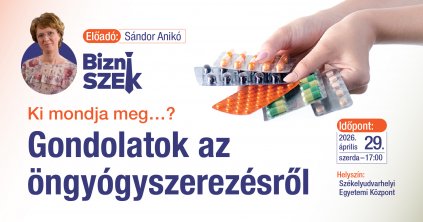 Előadás: Gondolatok az öngyógyszerezésről