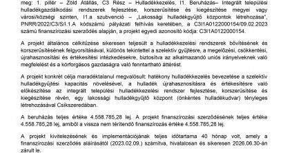 „PNRR: Pénzeszközök a modern és megújult Romániának!”
