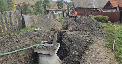 Elkezdődött a csatornázás Csíkmindszenten
