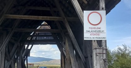 Megmentenék az összeomlástól a szárhegyi fedeles hidat