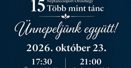 15 éves az Urusos Néptáncegyüttes