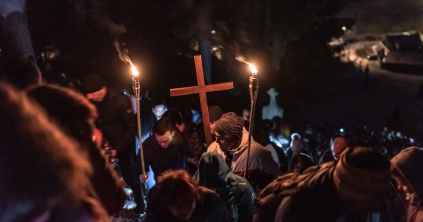 Jézus szenvedéstörténetét elevenítették fel Csíksomlyón