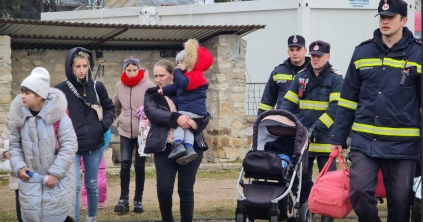 Ukrán menekültek Farkaslakán